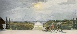 Бенуа А.Н. Версаль. Прогулка короля. 1897